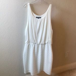 NWOT Sharagano sleeveless dress Off white Size 12